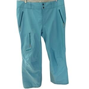 Patagonia Women’s Powder Bowl Gore-Tex Ski Snowboard Pants XL Blue Outdoor